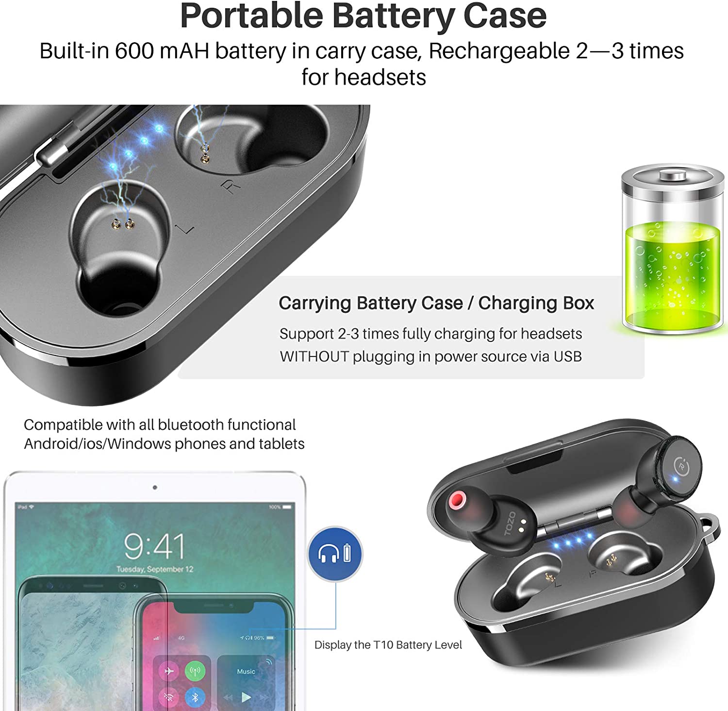 TAI NGHE BLUETOOTH CHÍNH HÃNG TOZO