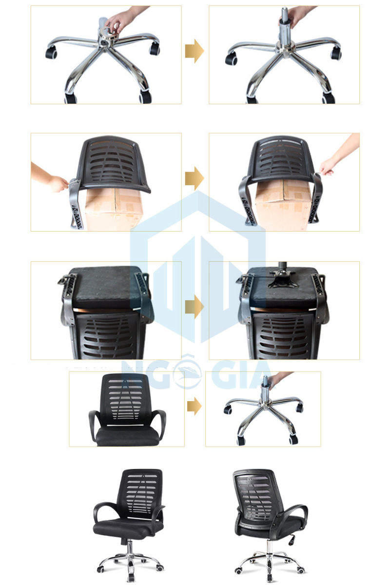 Ghế xoay nhân viên NOGIGX10