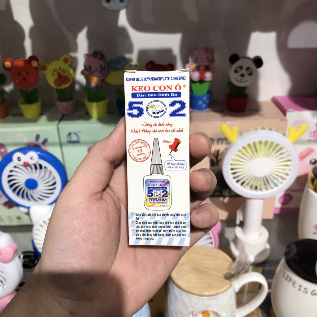 Keo Dán Sắt Cao Cấp Con Ó - Keo 502 Cao Cấp Asian