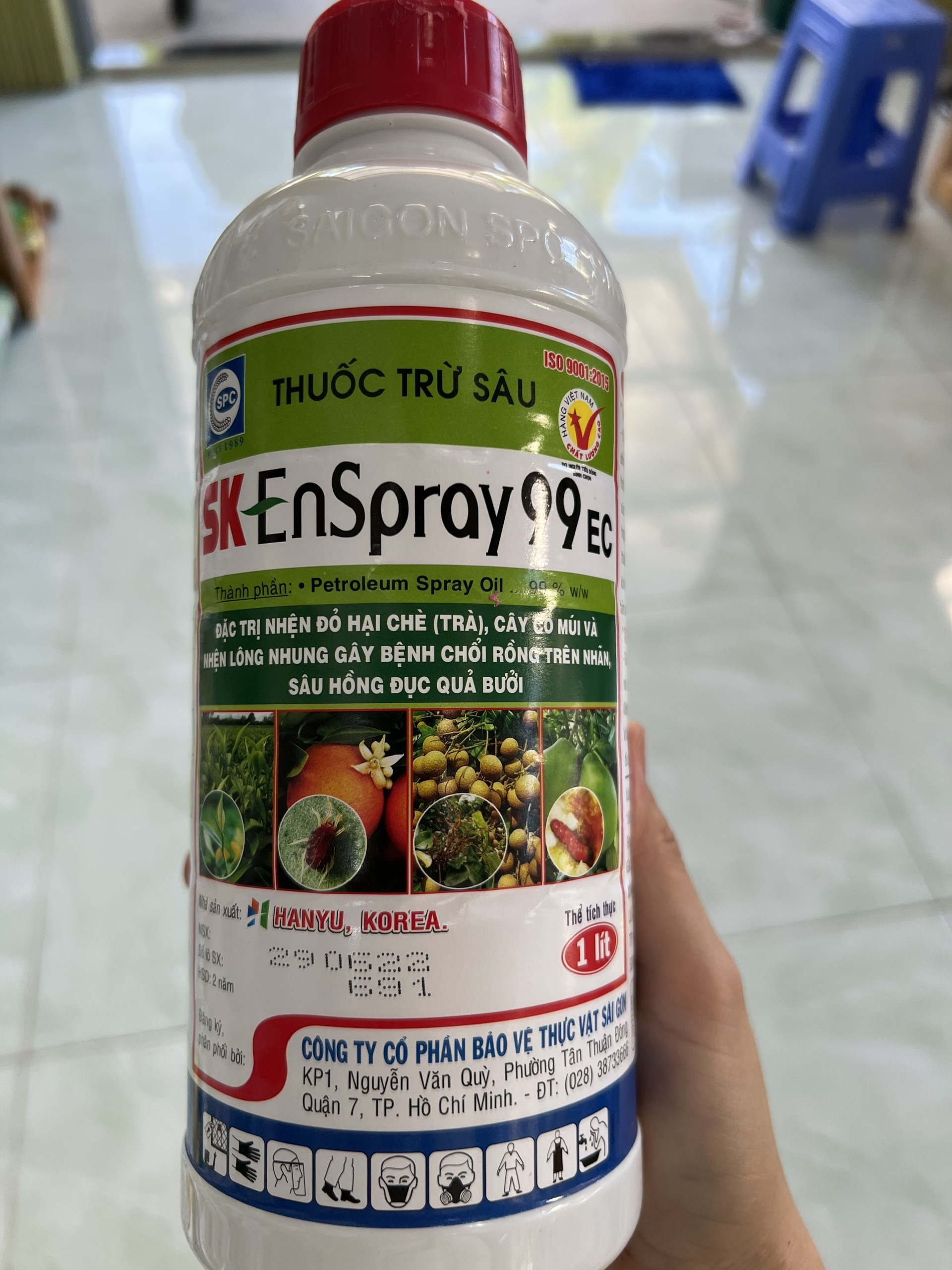 Hh108 phân bón dầu khoáng sk enspray99ec - 1 lít - trừ sâu