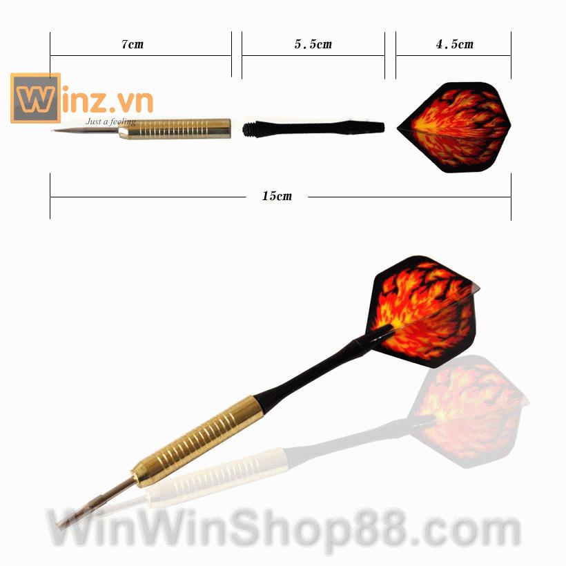 Set of 3 Flame Dart Arrows