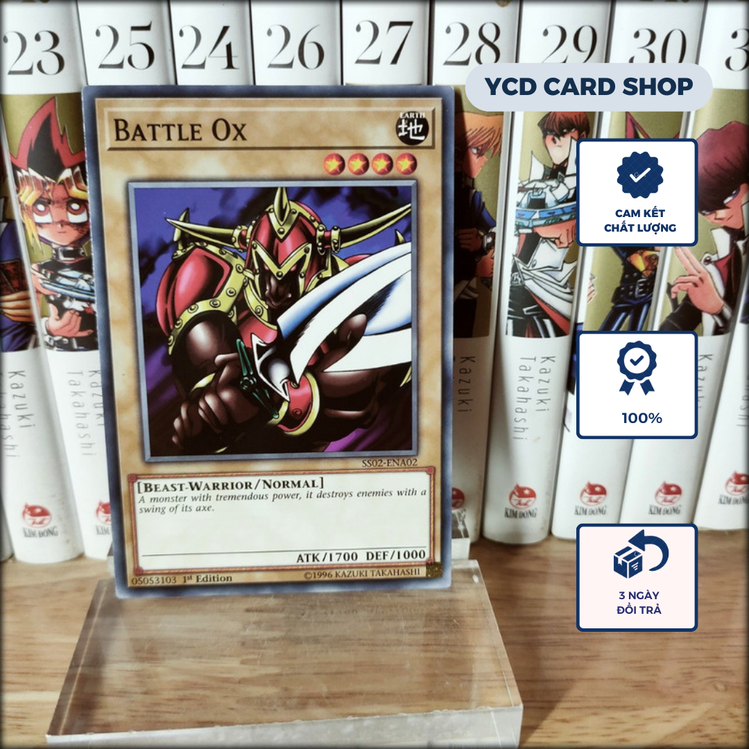 Thẻ bài yugioh chính hãng Battle Ox – Common