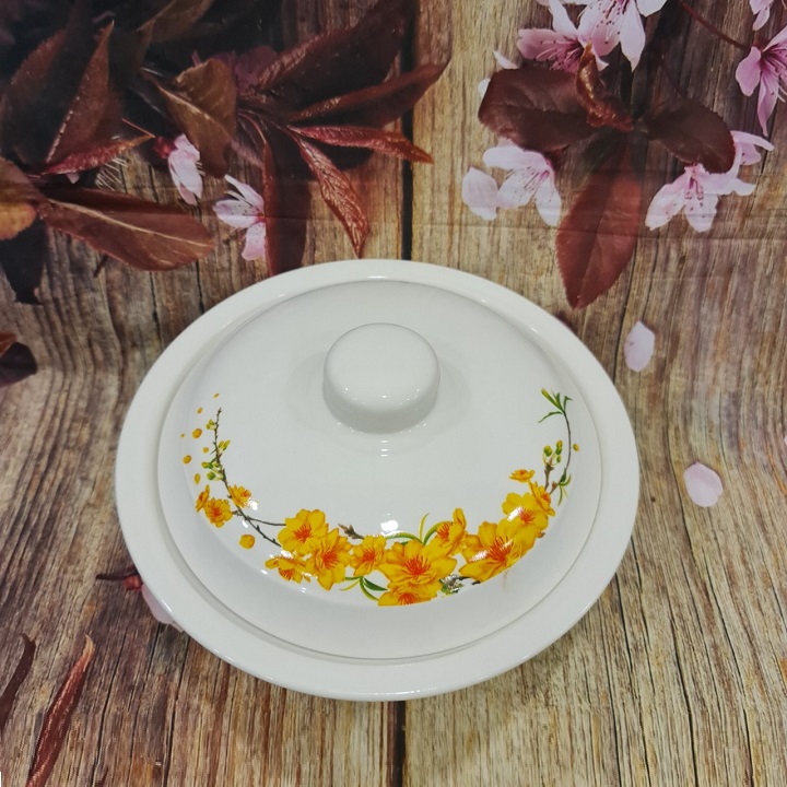 Thố sứ trắng đựng cơm - thố sứ trắng