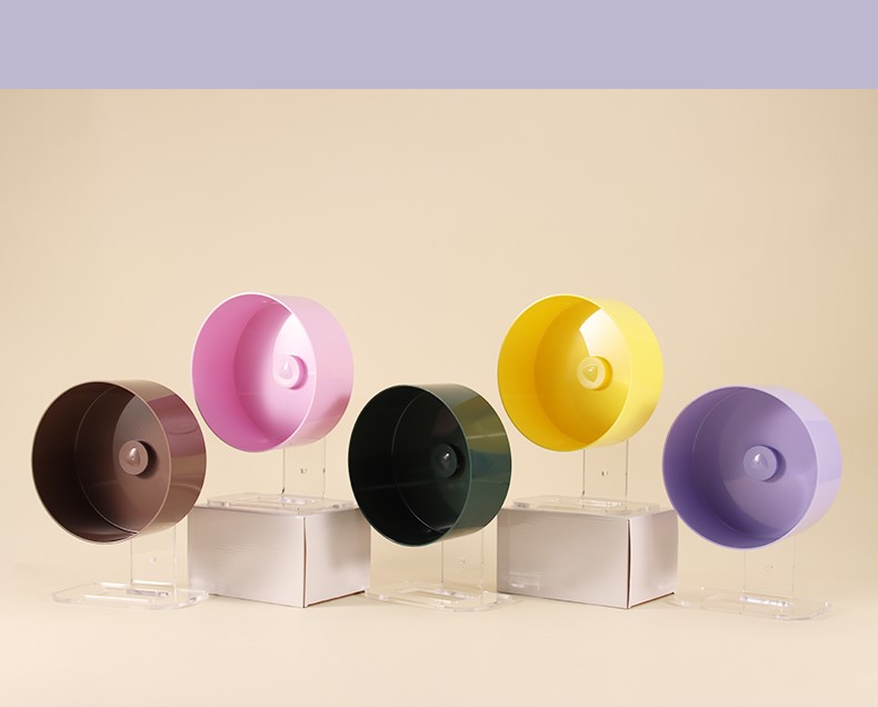 wheel 22cm cao cấp kèm đế (rất êm mượt) cho hamster , nhím - T3 PETS SHOP