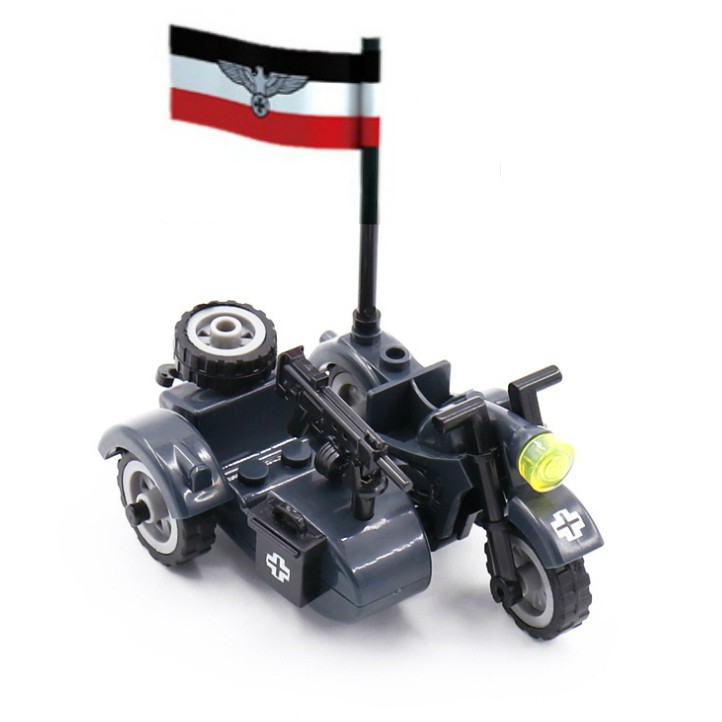 Đồ Chơi Phụ Kiện - Lắp Ráp Xe Máy 3 Bánh WW2 NO.098