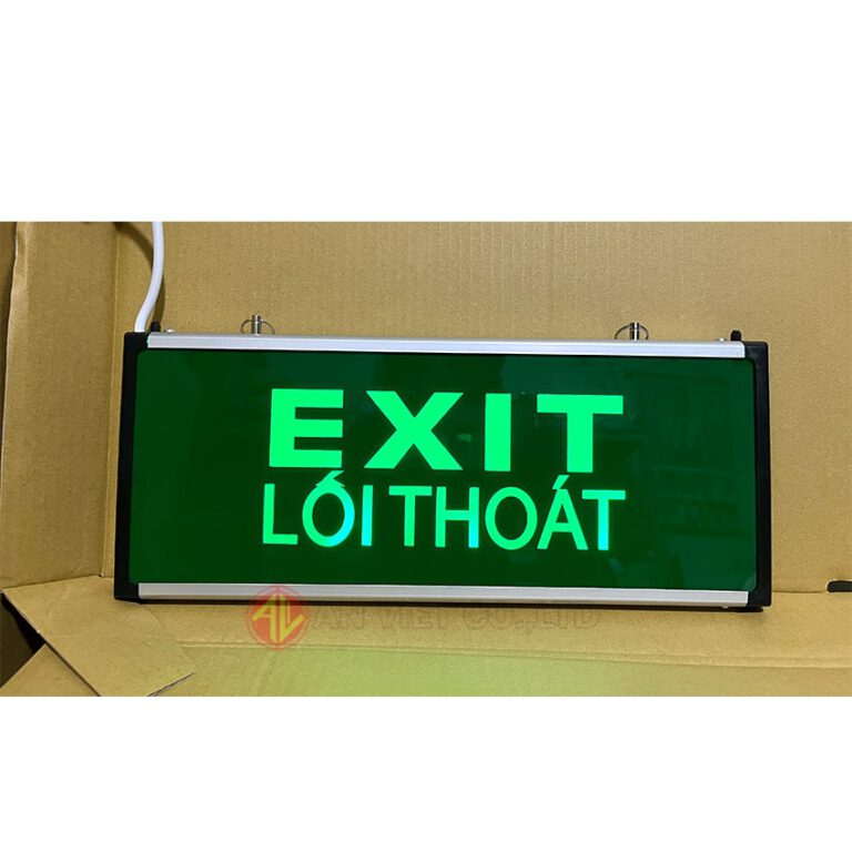 Đèn Exit lối thoát hiểm 2 mặt 3W The Exit light -