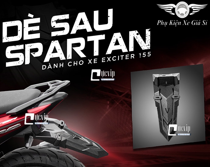Dè sau exciter 2021 exciter 155cc carbon kèm đèn xi nhan malaysia ms3972