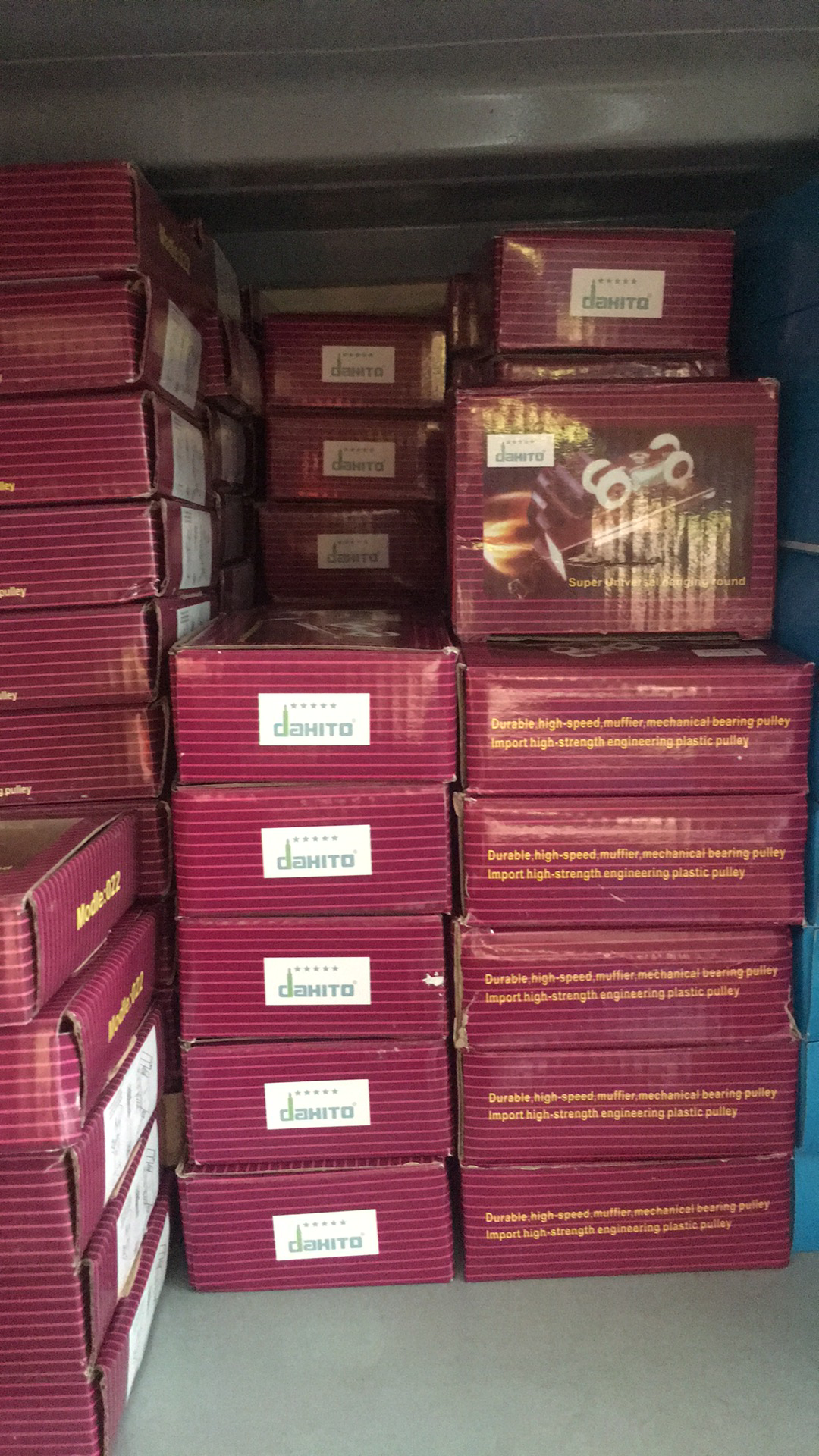 Bánh xe lùa nhôm tím 4 bánh