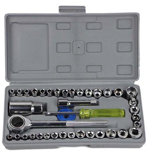 Bộ KhẩU Mở SiếT ỐC Và Bugi 40 Chi TiếT