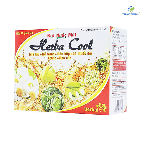 Bột nước mát HERBA COOL (Hộp 10 gói)