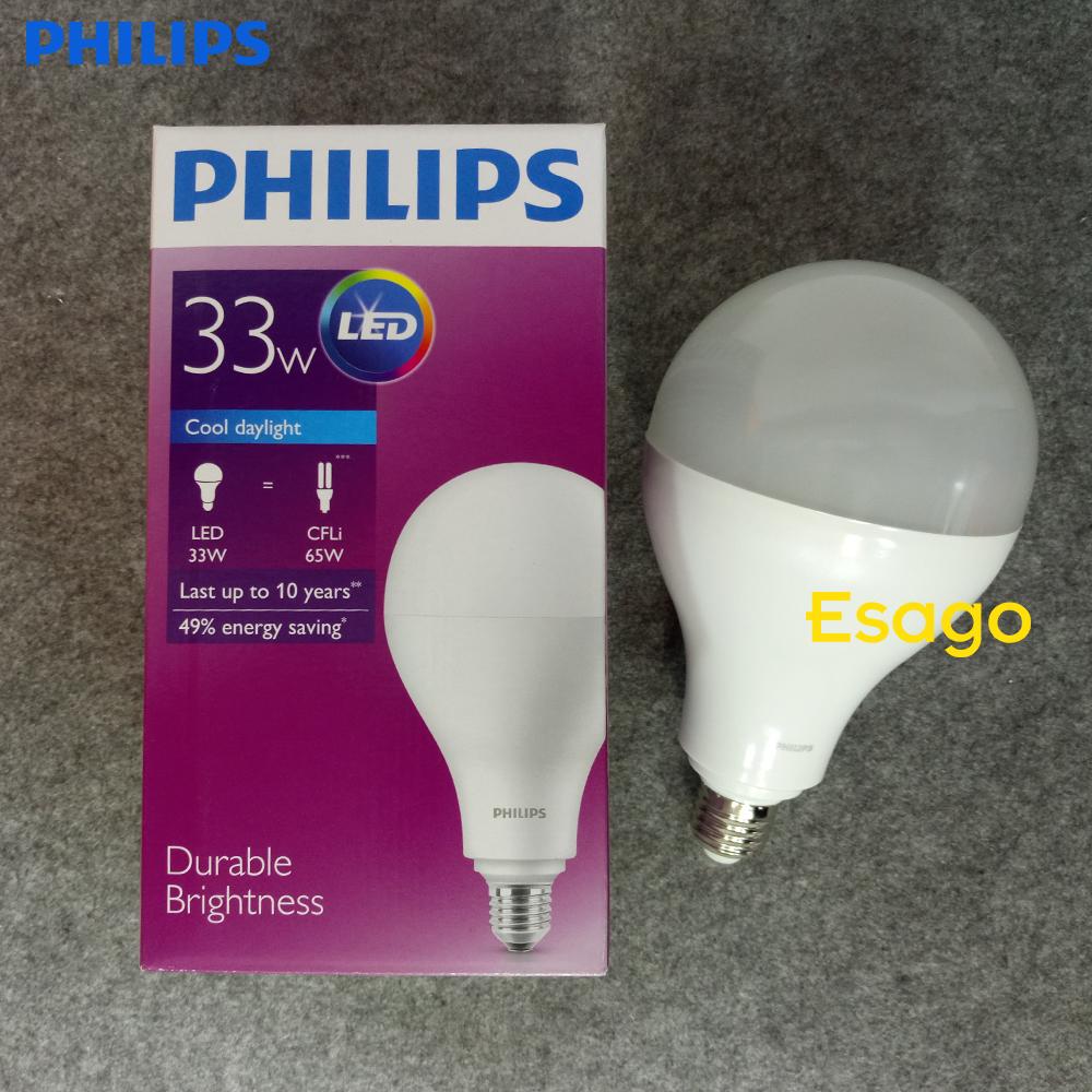 Bóng đèn LED công suất cao Philips LEDBulb 33W 6500K E27 A110 - Ánh sáng trắng