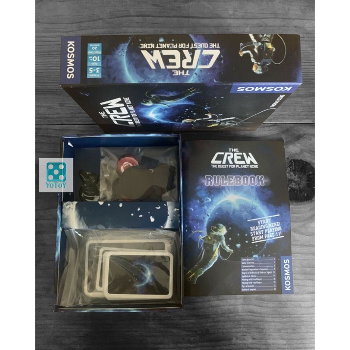 Trò chơi thẻ bài The Crew boardgame đồng đội (02 phiên bản The Quest for Planet Nine và Mission Deep sea)