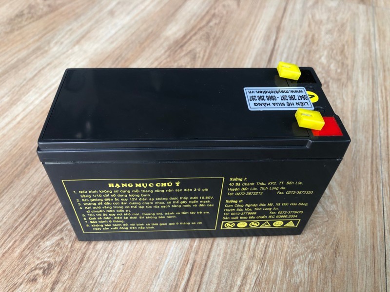 [HCM]Bình ắc quy GLOBE 12V - 7.5A