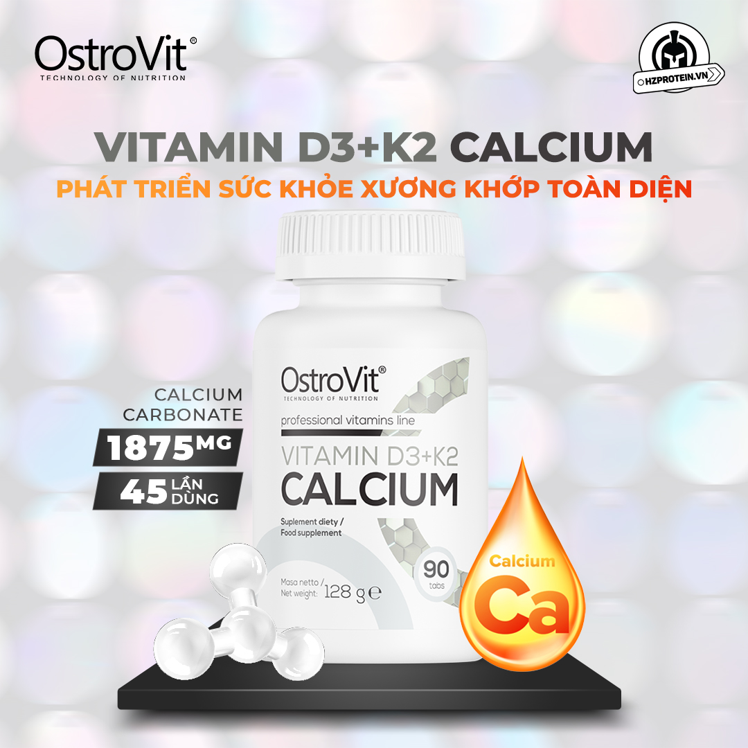 [HCM] Ostrovit Vitamin D3 + K2 Calcium Supplement