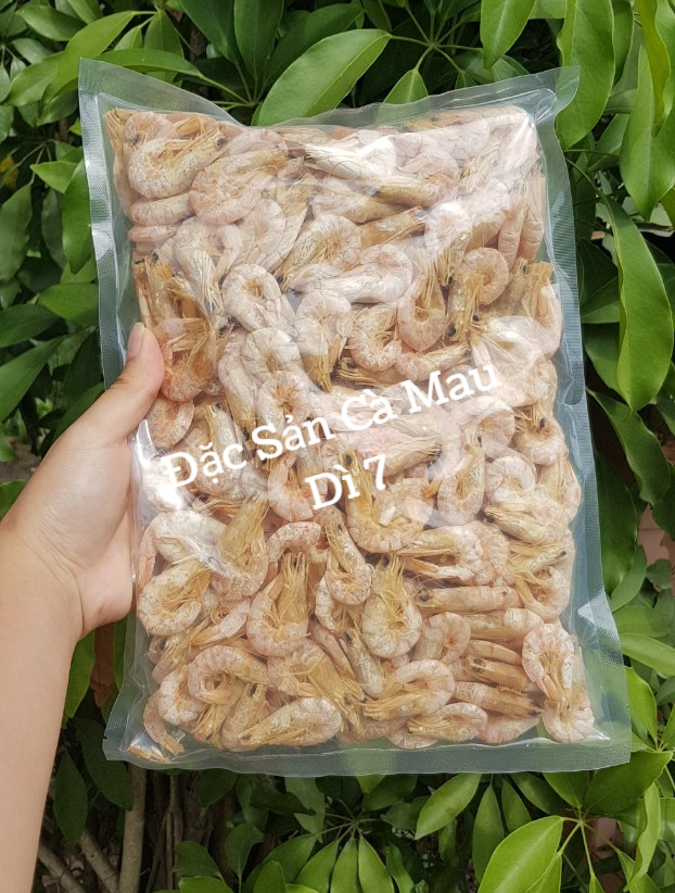 [250Gram] Tôm khô Cà Mau, tôm đất nguyên vỏ