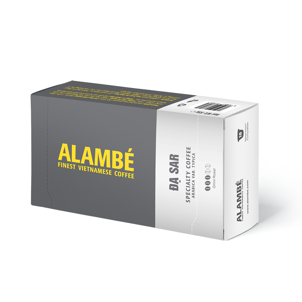 [HCM]CÀ PHÊ VIÊN NÉN ALAMBÉ - ĐẠ SAR (10 viên/hộp)