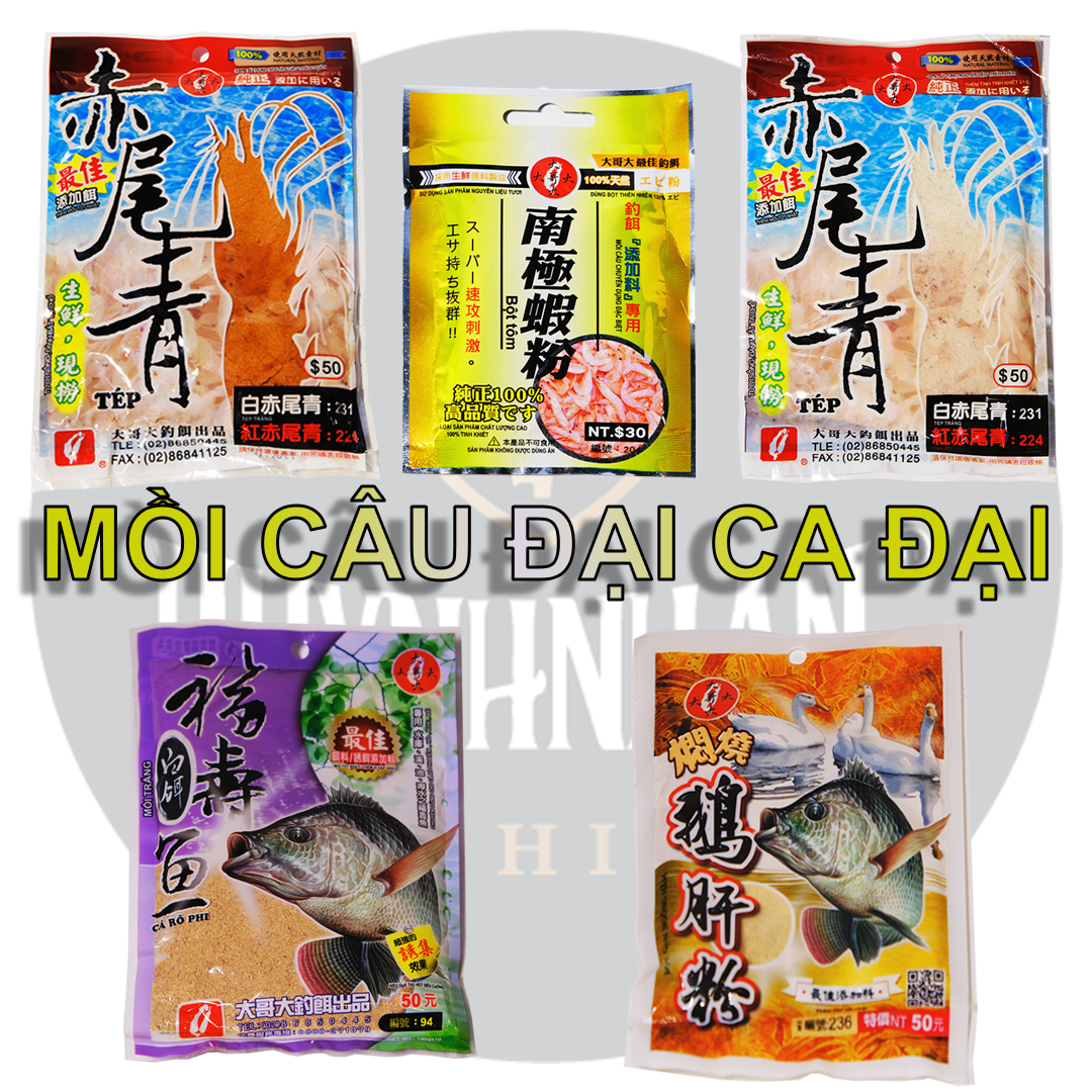 Mồi câu cá - Mồi Đại Ca Đại - Tép Trắng