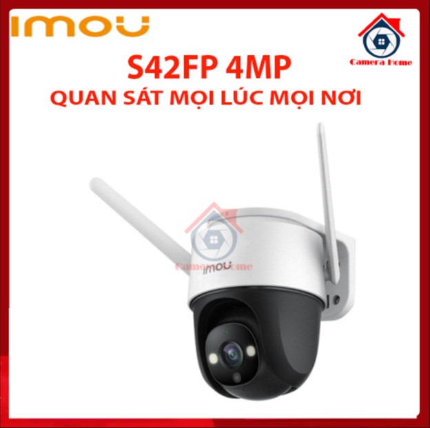 Camera giám sát wifi ptz imou s42fp 4.0 megapixel - camera ngoài trời 360 - cảnh báo chủ động - camera home