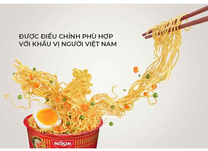 Combo 48 ly mì Nissin Cup Noodles (tặng 30 gói mì Waxada vị chua cay)