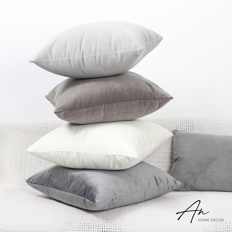 Vỏ bao gối tựa sofa vuông 45x45 (Chỉ gồm vỏ gối vuông không kèm ruột)