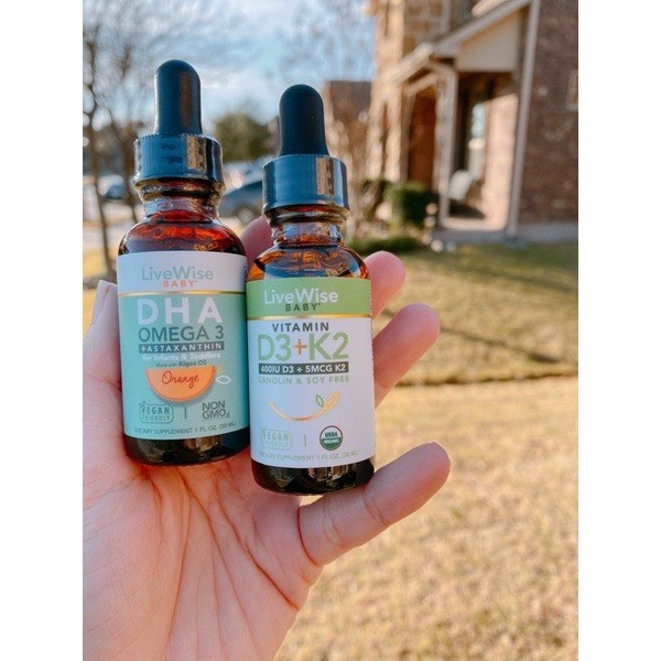 D3k2/DHA Omega3 LiveWise Baby 30ml (Chính hãng)