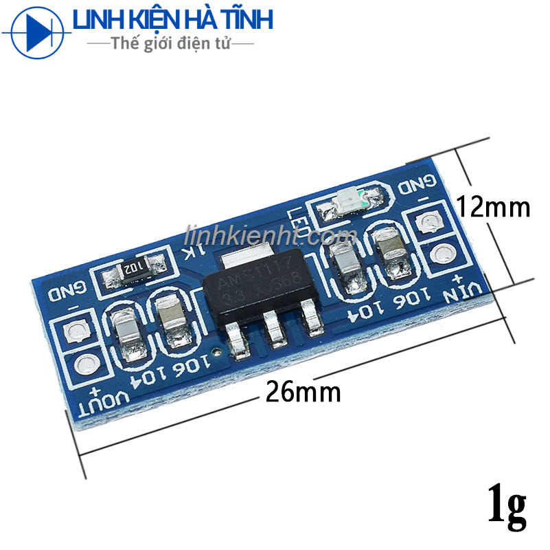 10 CÁI MẠCH NGUỒN AMS1117-5V-3.3V