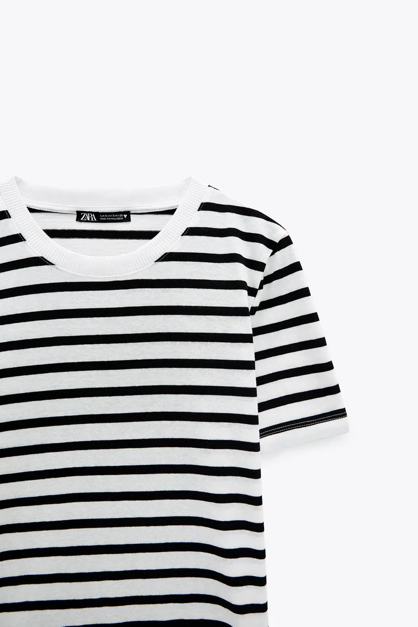 [LINSIX]- Áo thun cổ tròn Za.ra Basic T-Shirt