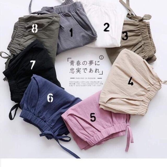 Quần short nữ chất đũi sần nhẹ mát