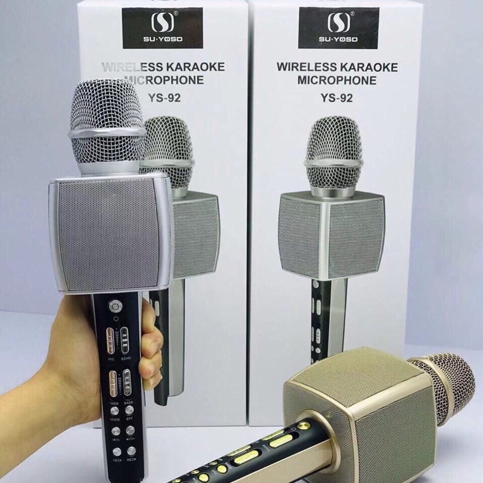 Micro Karaoke Bluetooth Cao Cấp SU YOSD YS-92 Âm Thanh Cực Vang