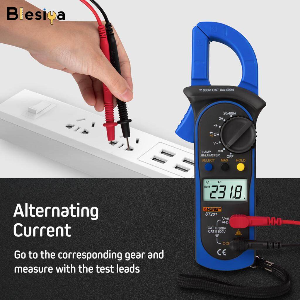 Blesiya St201 Digital Multimeter Clamp Ammeter Transistor Tester Voltage Tester