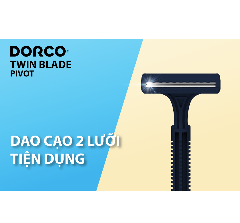 Combo 100 cây dao cạo râu 2 lưỡi DORCO TD 702