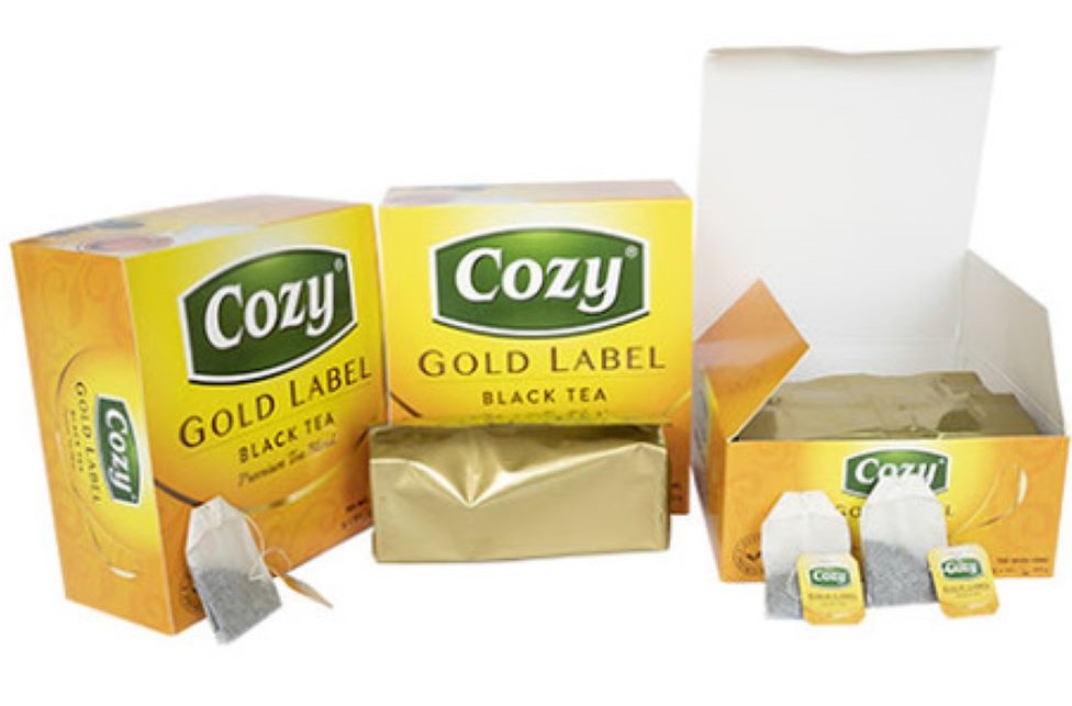 Trà Cozy Nhãn Vàng hộp 200g (100 gói x 2g)