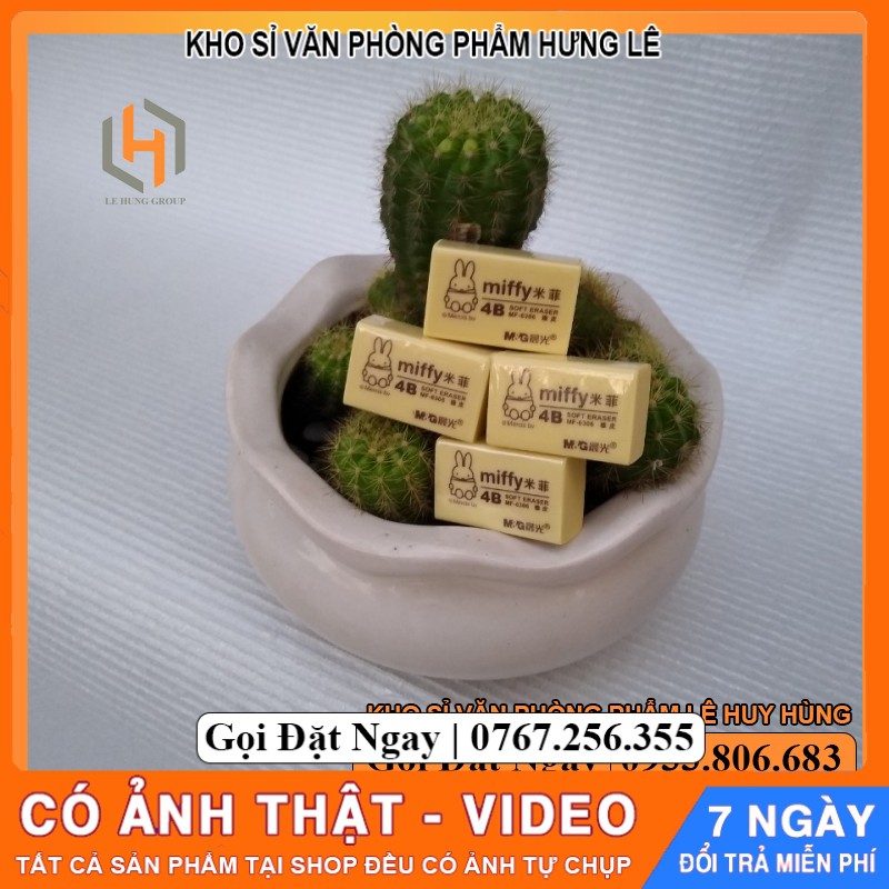 [HCM]Gôm M&G Mify 4B màu vàng FXP96580