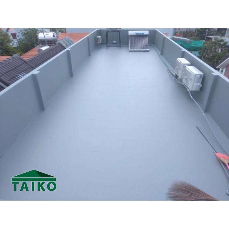 Keo quét Nhật Bản - TaiKo Japan chống thấm vết nứt mái nhà, sàn nhà vệ sinh, máng xối, tôn, triệt để