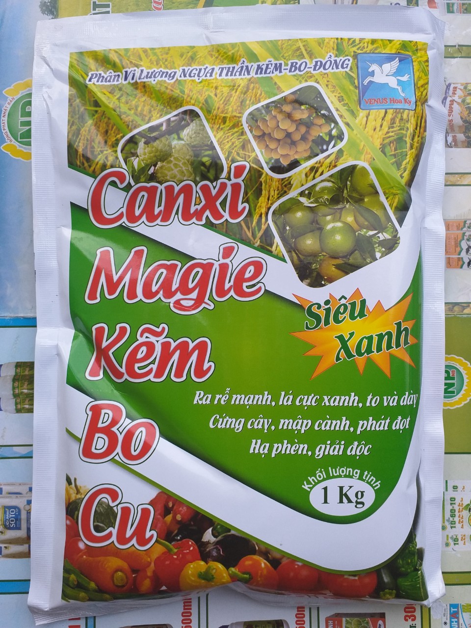 Phân Vi Lượng NGỰA THẦN KẼM - BO - ĐỒNG (1 Kg/gói) - SĐT Đặt hàng: 0358887735