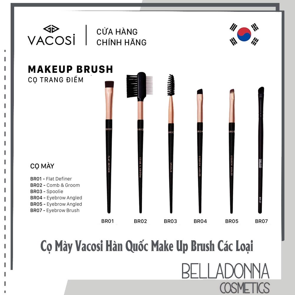 Cọ vẽ chân mày đầu cứng lớn Vacosi collection Pro-makeup BR-06