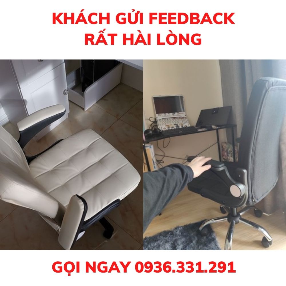 Ghế giám đốc tặng gối tung massage, ghế xoay văn phòng, ngồi máy tính làm việc tại nhà Kore Sport