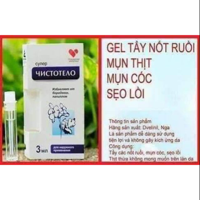 Tẩy nốt ruồi mụn cơm mun cóc chuẩn nga