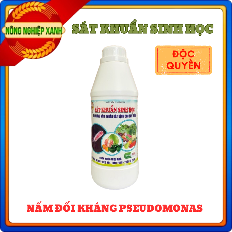CHẾ PHẨM SINH HỌC - PSPEUDOMONAS: Phòng Trừ Bệnh Héo Xanh, Nức Thân, Xì Mủ, Thối Rễ - Chai 1 Lít
