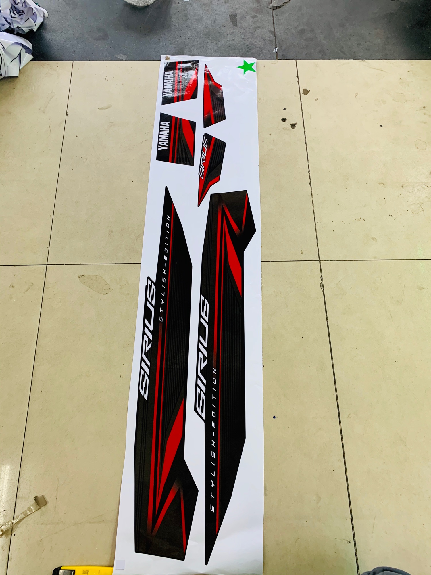 [HCM]Tem rời sirius mẫu tem zin 3 lớp