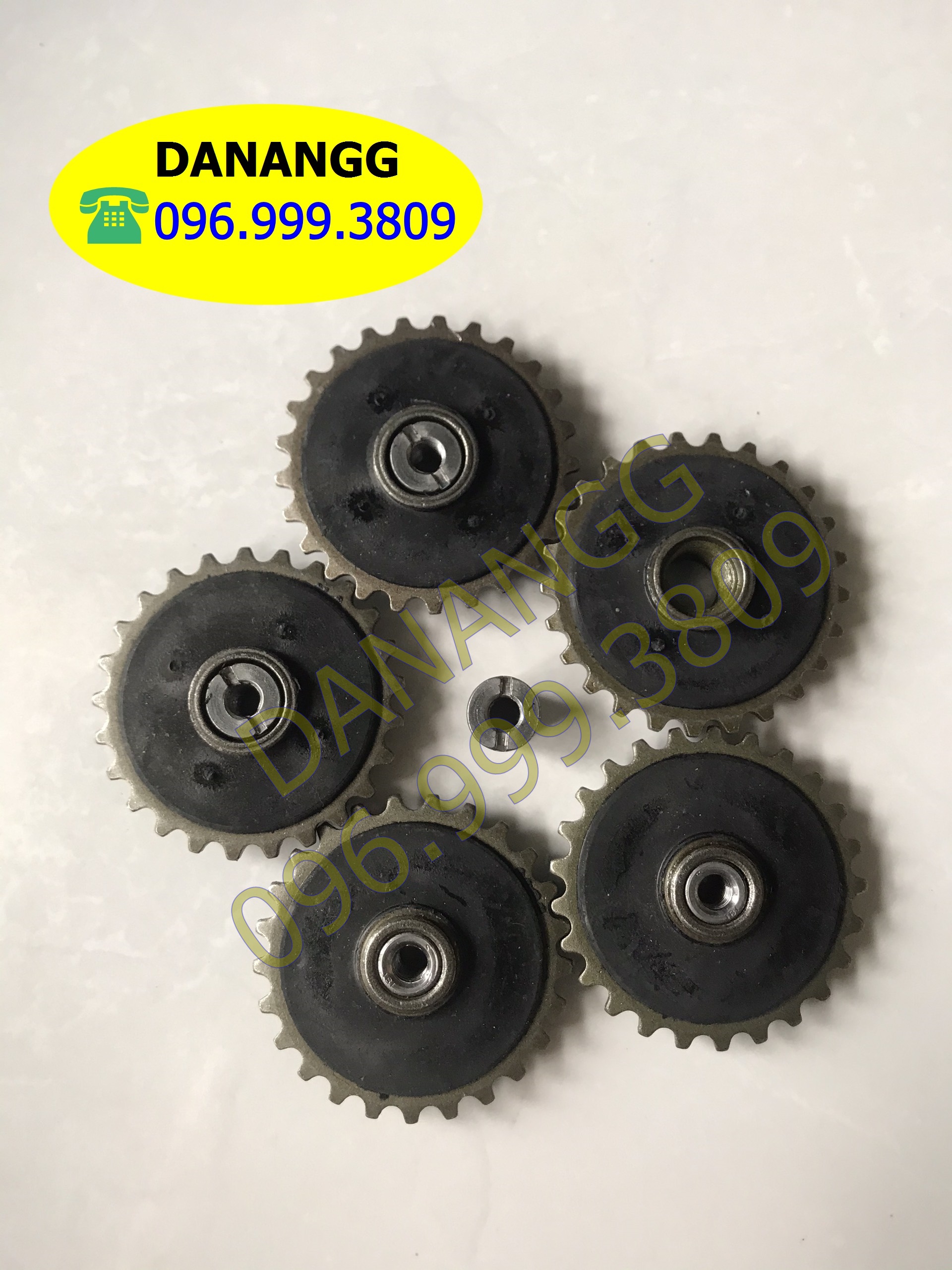 Bánh răng bơm nhớt dream wave 2 đầu răng 5 cái