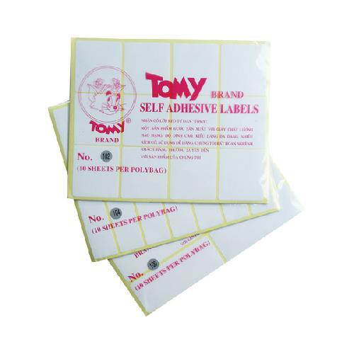 Nhãn dán Decal Tomy xấp 10 tờ ( Mã số từ 99 đến 124 )