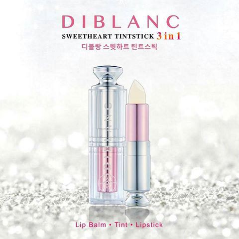 Son thông minh hữu cơ 3in1 diblanc lipbalm + tint + lipstick