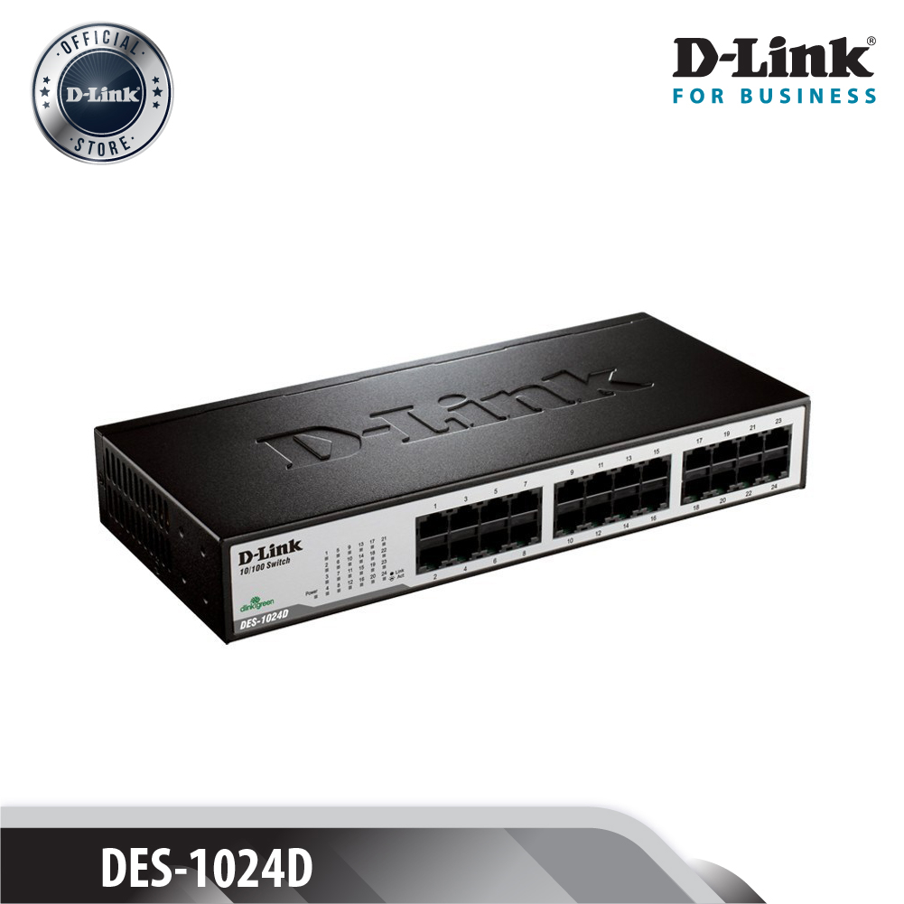 D-LINK DES-1024D Bộ chia cổng mạng 24 cổng 10/100