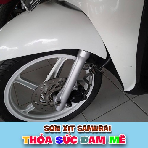 Samurai H196 - Chai sơn màu trắng ngọc trai H196 Samurai Paint