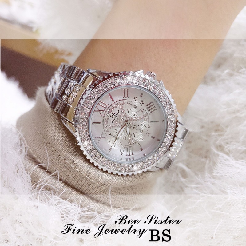 Đồng hồ nữ BS Bee Sister FA1131 đính đá thời trang