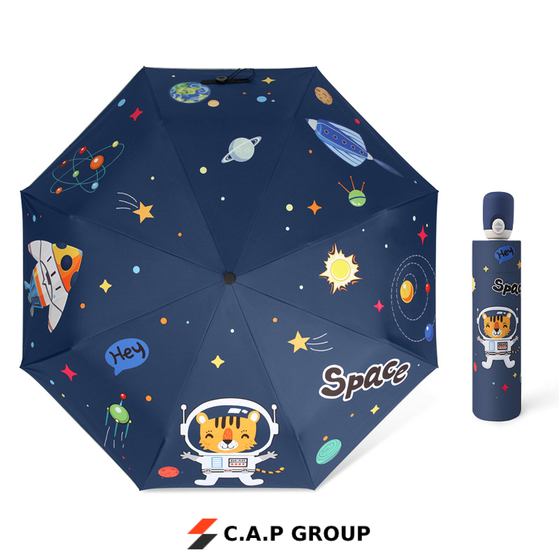 Ô dù che mưa nắng cho trẻ em bé gái bé trai gấp gọn mini có HÌNH THÚ siêu nhẹ chống tia UV có phản quang 2 loại TỰ ĐỘNG và THỦ CÔNG