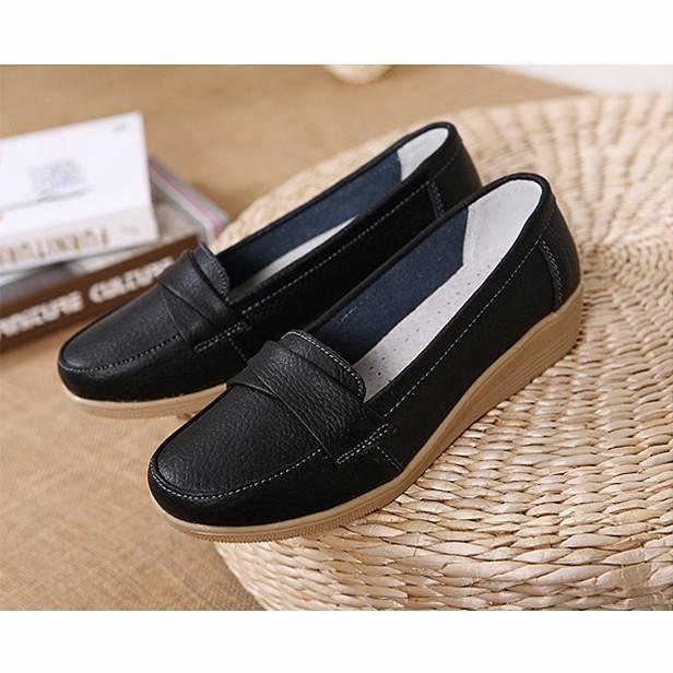 [HCM]Giày mọi da bò thật