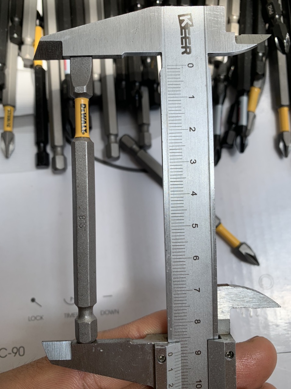 Combo mũi vít PH1 PH2 PH3 SL8 vít đầu nhỏ 90mm thông dụng