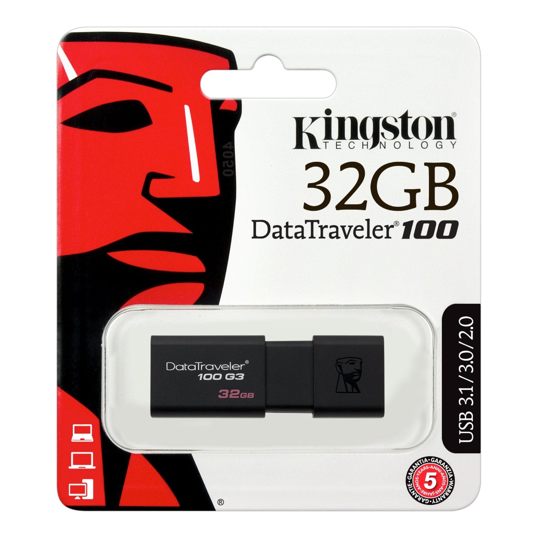 USB Kingston DT100 G3 32GB - usb 3.0 DT100G3 - KOITECH